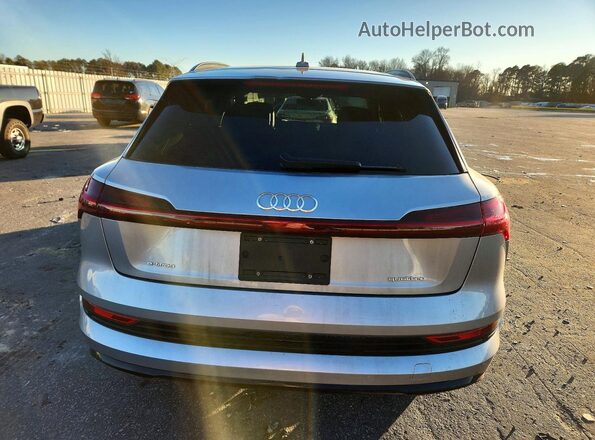 WA1AAAGE5NB007458 2022 AUDI E-TRON Серебряный Вид сзади