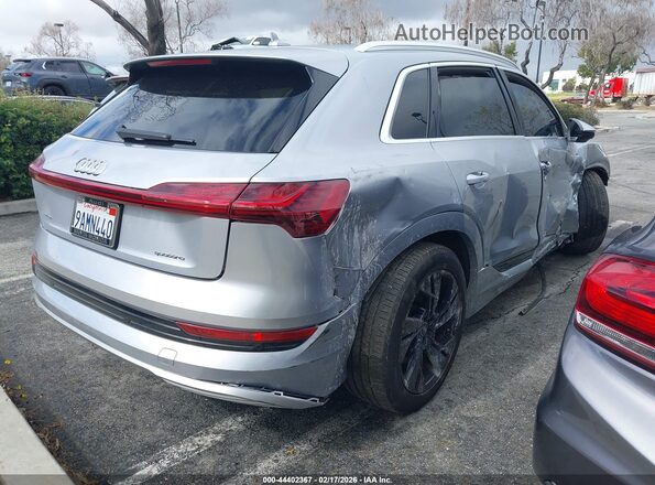 WA1AAAGE6NB020459 2022 AUDI E-TRON Silver უკანა მარჯვენა