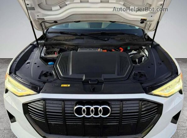 WA1AAAGE8MB010286 2021 AUDI E-TRON Белый Вид салона спереди