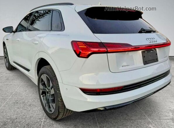 WA1AAAGE8MB010286 2021 AUDI E-TRON Белый Задняя правая четверть