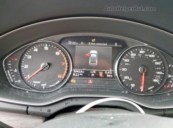 WA1ABAFY0P2151768 2023 AUDI Q5 Белый Вид щитка приборов
