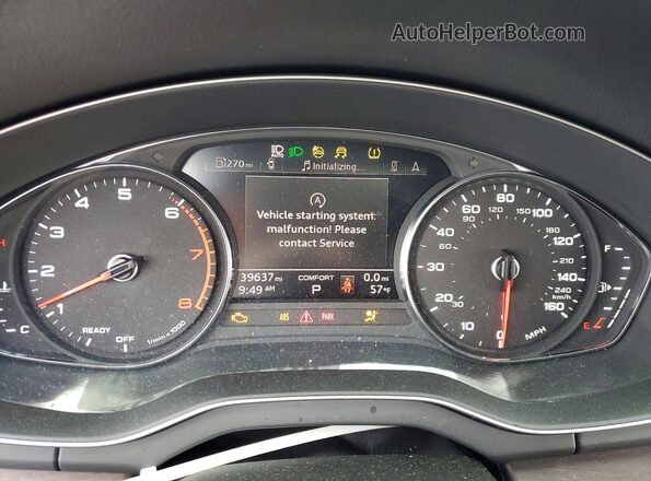 WA1ABAFY8P2061686 2023 AUDI Q5 Black Vista del cuadro de instrumentos