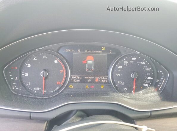 WA1ABAFY8S2033783 2025 AUDI Q5 White Սարքավորումների վահանակի տեսք