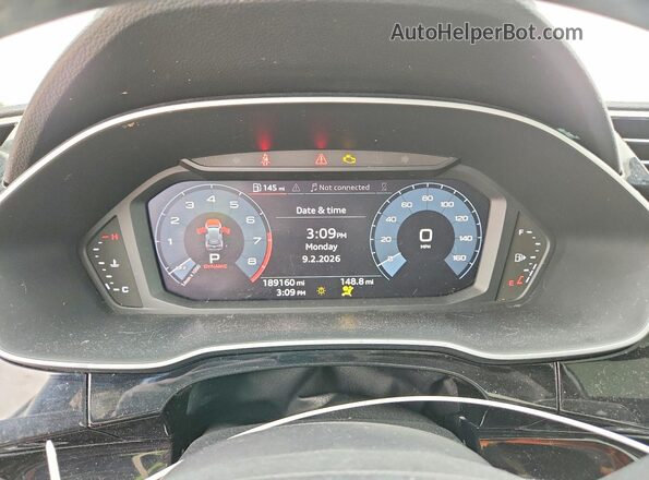 WA1AECF30K1077709 2019 AUDI Q3 Gray Սարքավորումների վահանակի տեսք