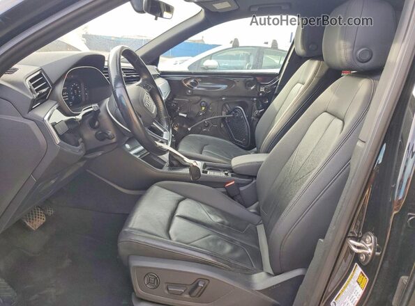 WA1AECF32L1080449 2020 AUDI Q3 Black წინა სალონის ხედი