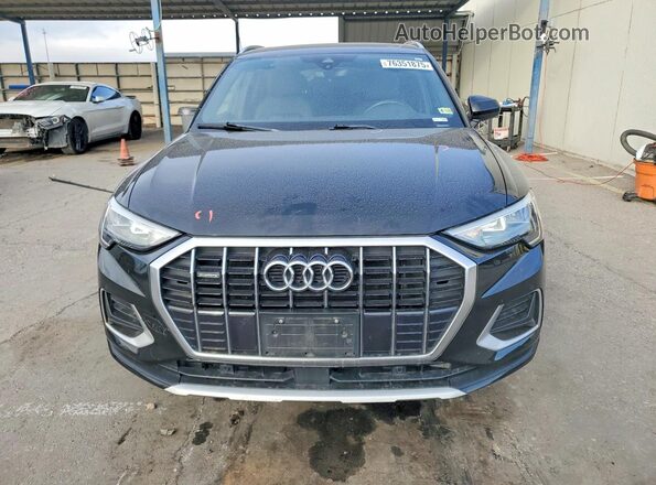 WA1AECF32L1080449 2020 AUDI Q3 Black წინა ხედი