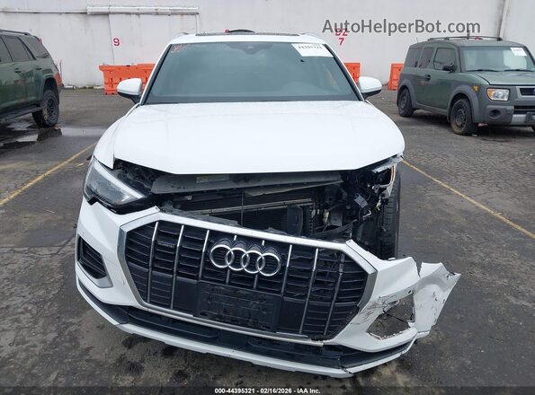 WA1AECF36K1070229 2019 AUDI Q3 White Vista del cuadro de instrumentos
