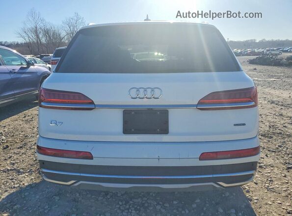 WA1AJBF76ND005635 2022 AUDI Q7 White უკანა ხედი