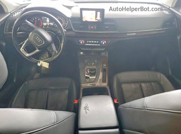 WA1ANAFY4J2007980 2018 AUDI Q5 White Dashboard view