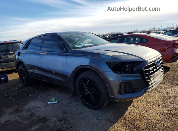 WA1AVAF12LD016798 2020 AUDI Q8 Gray Delantero derecho