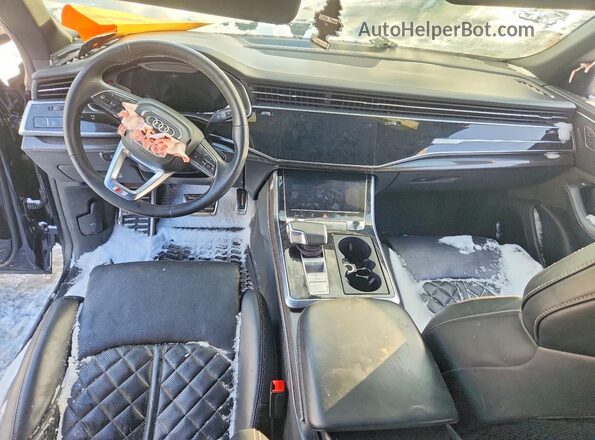 WA1AWAF19MD017588 2021 AUDI SQ8 Black წინა პანელის ხედი