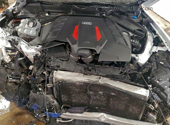 WA1AWBF75MD037881 2021 AUDI SQ7 White ძრავის განყოფილების ხედი