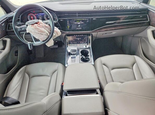 WA1AXAF72LD004925 2020 AUDI Q7 White Vista del salpicadero