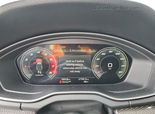 WA1B4AFY2R2021833 2024 AUDI SQ5 Black ხელსაწყოთა პანელის ხედი
