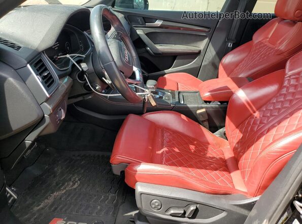 WA1B4AFY3K2113460 2019 AUDI SQ5 Black წინა სალონის ხედი