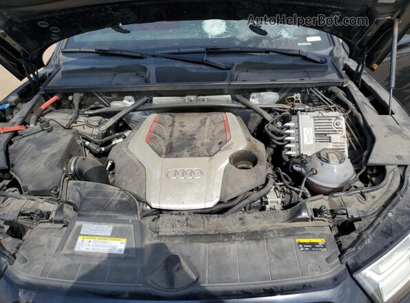 WA1B4AFY3K2113460 2019 AUDI SQ5 Black ძრავის განყოფილების ხედი
