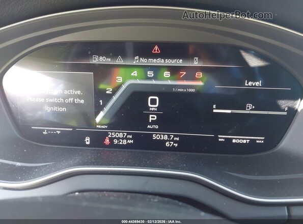 WA1B4AFY4M2064238 2021 AUDI SQ5 Gray Հետևի նստատեղերի տեսք