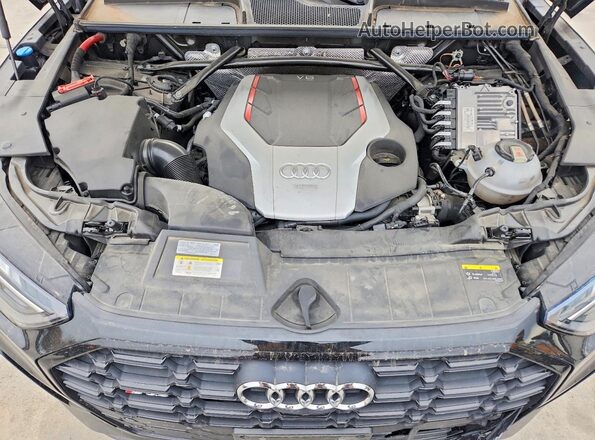 WA1B4AFY5M2032124 2021 AUDI SQ5 Black Engine compartment view
