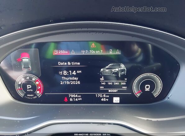 WA1B4AFY8S2051084 2025 AUDI SQ5 Серый Вид задних сидений