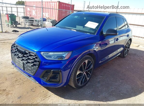 WA1B4AFY9R2146439 2024 AUDI SQ5 Blue წინა მარცხენა ხედი სამი მეოთხედიდან