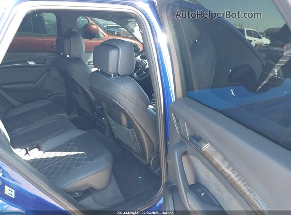 WA1B4AFY9R2146439 2024 AUDI SQ5 Blue VIN კოდის სტიკერის ხედი