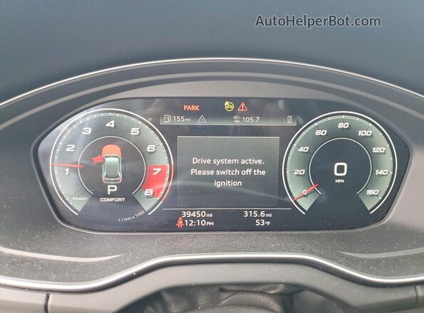 WA1BAAFY6M2069434 2021 AUDI Q5 White Widok zestawu wskaźników