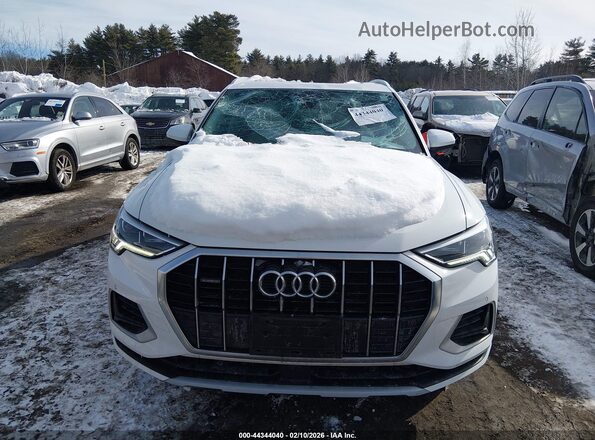 WA1BECF34L1046100 2020 AUDI Q3 White Widok zestawu wskaźników