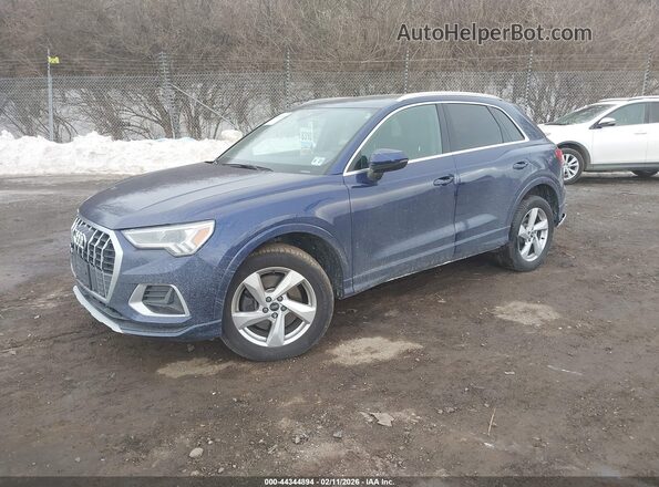 WA1BUCF36N1125905 2022 AUDI Q3 Blue Vista tres cuartos delantera izquierda