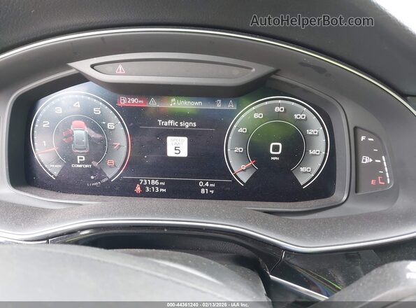 WA1BVAF13LD002896 2020 AUDI Q8 Black Vista de los asientos traseros