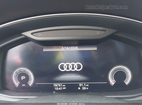 WA1BVAF19LD008718 2020 AUDI Q8 Black უკანა სავარძლების ხედი