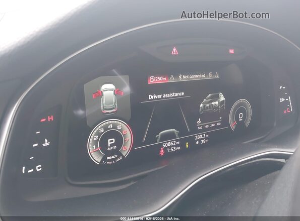 WA1BVBF1XND016609 2022 AUDI Q8 Blue Widok tylnych siedzeń
