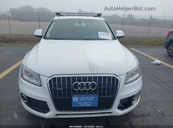 WA1C2AFP8GA100136 2016 AUDI Q5 White Вид щитка приладів