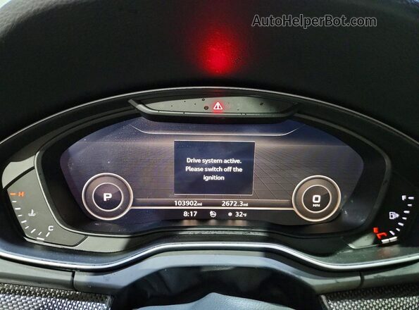 WA1C4AFY0J2241903 2018 AUDI SQ5 Синий Вид щитка приборов