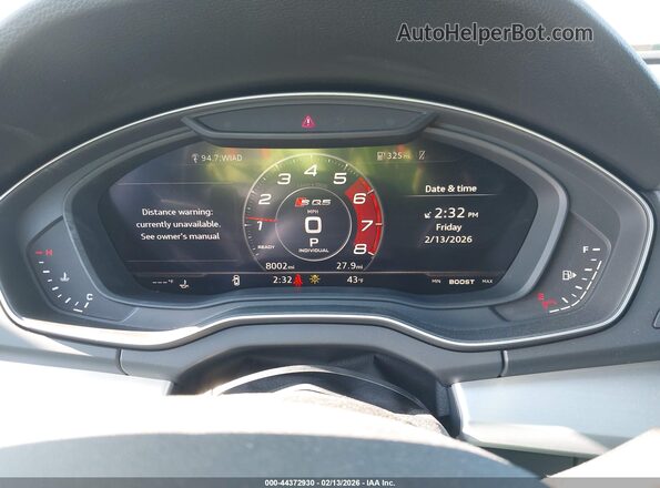 WA1C4AFY4K2096074 2019 AUDI SQ5 Green Widok tylnych siedzeń