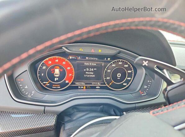 WA1C4AFY8L2027289 2020 AUDI SQ5 White Vista del cuadro de instrumentos