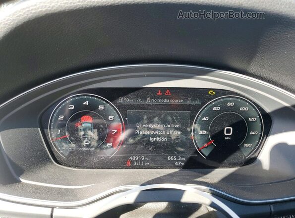 WA1C4AFY8R2005172 2024 AUDI SQ5 Black Instrument cluster view