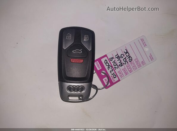 WA1C4AFY9J2182477 2018 AUDI SQ5 Black Dashboard view