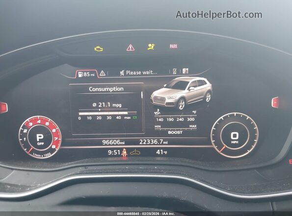 WA1C4AFYXK2004403 2019 AUDI SQ5 Gray Vista de los asientos traseros