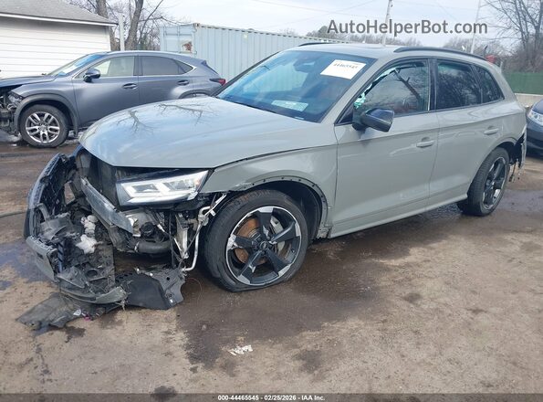 WA1C4AFYXK2004403 2019 AUDI SQ5 Gray Vista tres cuartos delantera izquierda
