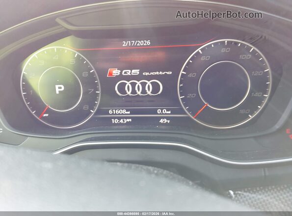 WA1C4AFYXK2124573 2019 AUDI SQ5 Black Հետևի նստատեղերի տեսք