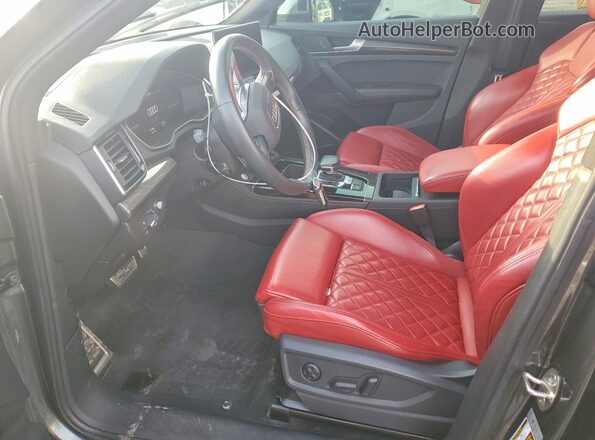 WA1C4AFYXM2064443 2021 AUDI SQ5 Charcoal წინა სალონის ხედი
