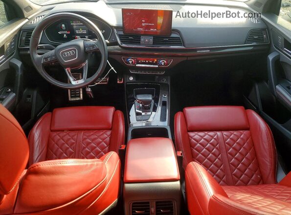 WA1C4AFYXM2064443 2021 AUDI SQ5 Charcoal წინა პანელის ხედი