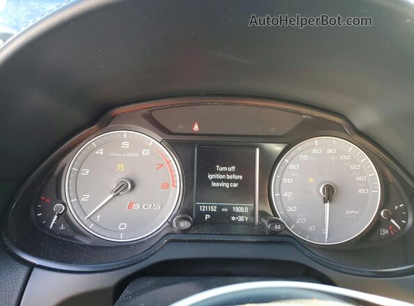 WA1CCAFP9GA012581 2016 AUDI SQ5 Gray Սարքավորումների վահանակի տեսք