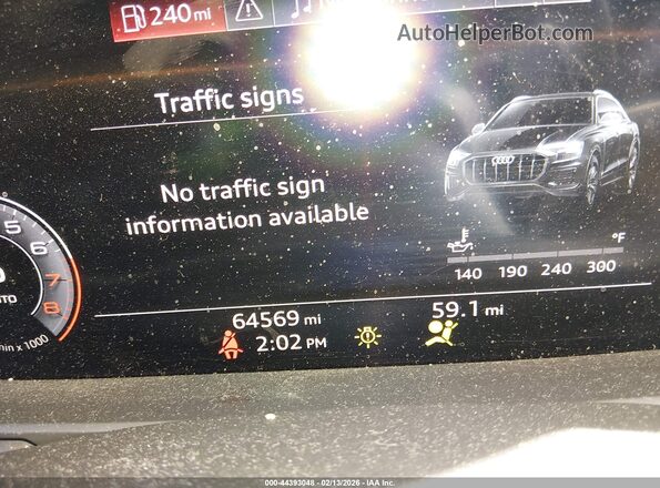 WA1CVAF10KD027354 2019 AUDI Q8 Gray 