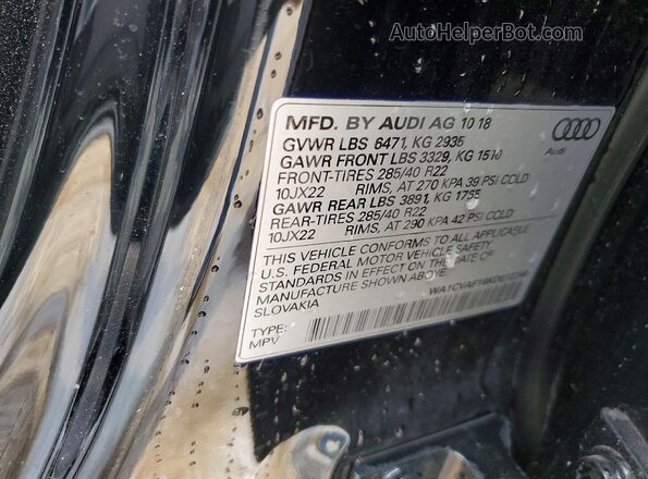WA1CVAF16KD012244 2019 AUDI Q8 Черный 