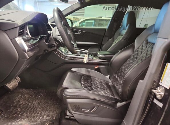 WA1CWAF14LD023578 2020 AUDI SQ8 Black წინა სალონის ხედი