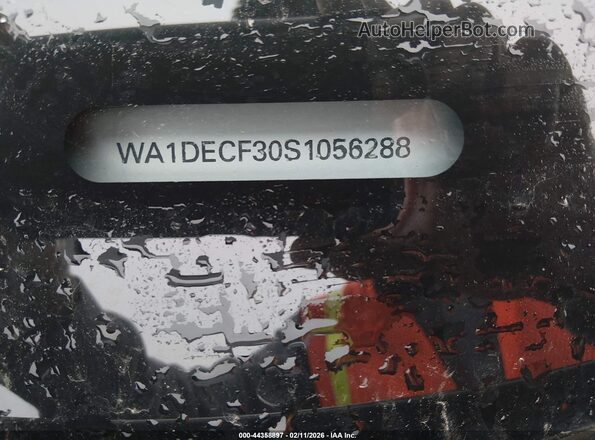 WA1DECF30S1056288 2025 AUDI Q3 Gray 
