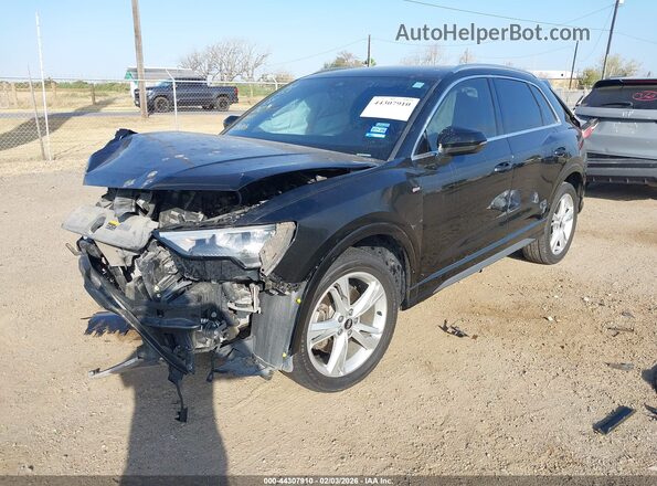 WA1DECF31M1039793 2021 AUDI Q3 Черный Передняя левая четверть