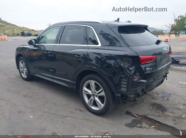 WA1DECF31N1051797 2022 AUDI Q3 Black Задня ліва чверть