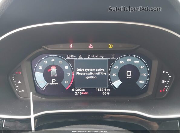 WA1DECF31N1051797 2022 AUDI Q3 Black Вид задніх сидінь